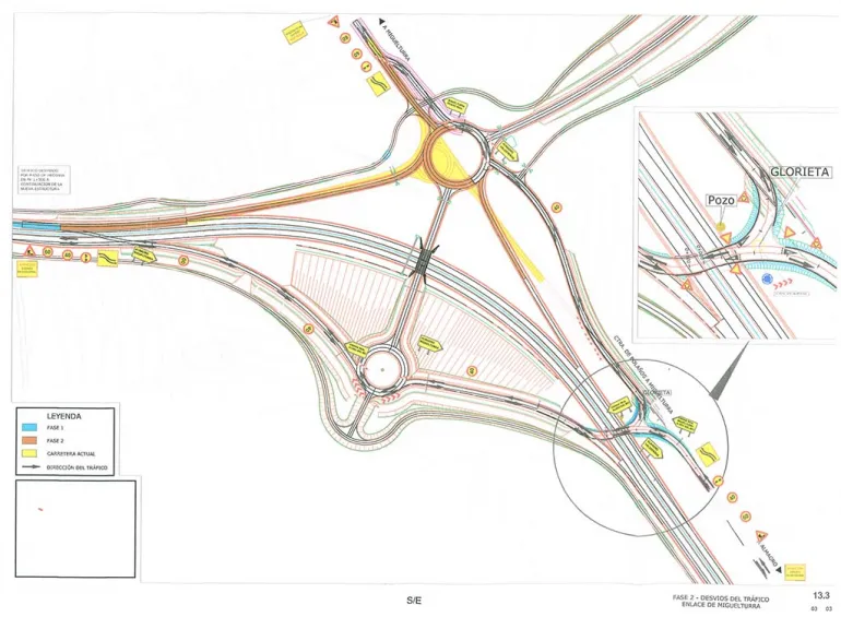imagen plano Autovía IV Centenario, agosto 2009