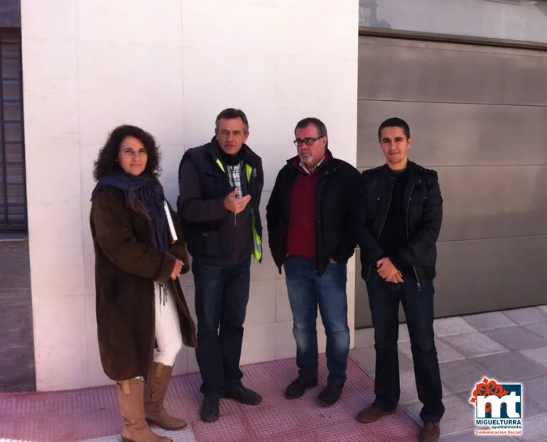 imagen visita a las obras, 12 diciembre de 2014