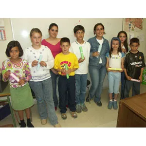 Diana en taller infantil a la lectura