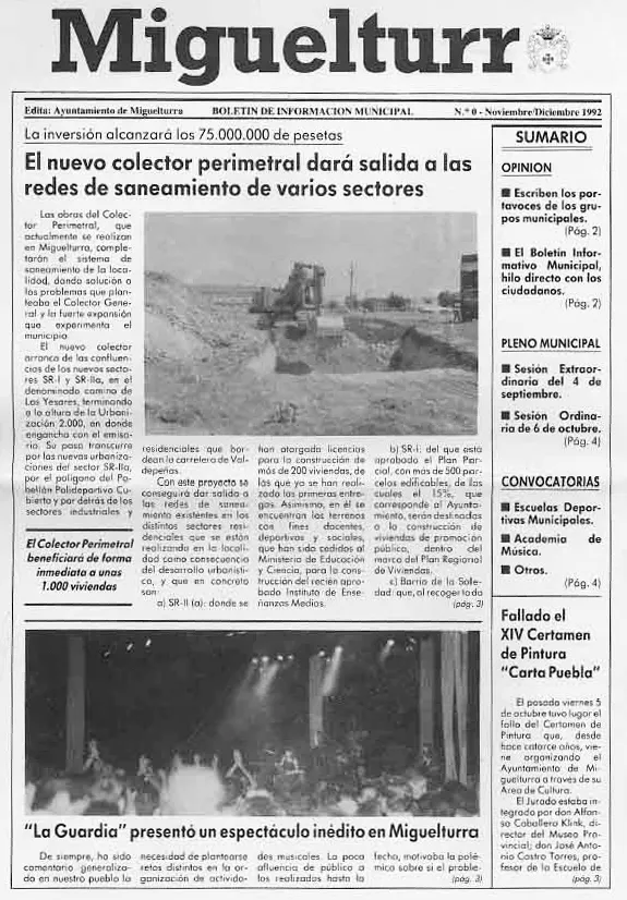 imagen de la portada del BIM número cero