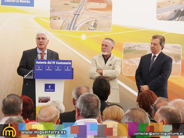 imagen inauguración tramo autovía, septiembre 2010