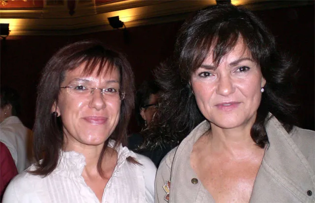 Carmen Calvo y Victoria Sobrino, octubre 2006