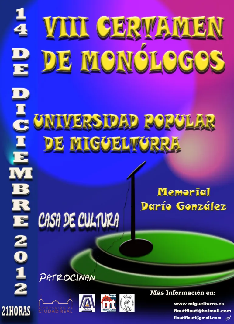 imagen cartel certamen monólogos 2012