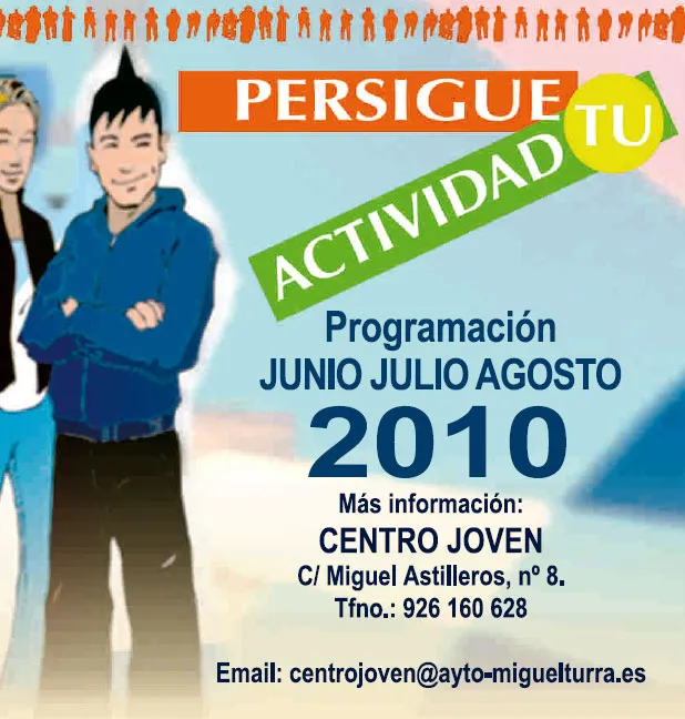 imagen del díptico programación Juventud, mayo 2010