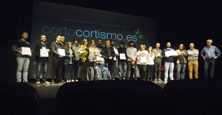 imagen entrega premios Corto Cortísmo 2014