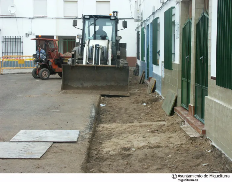 imagen de archivo alusivas a cortes y obras en calles