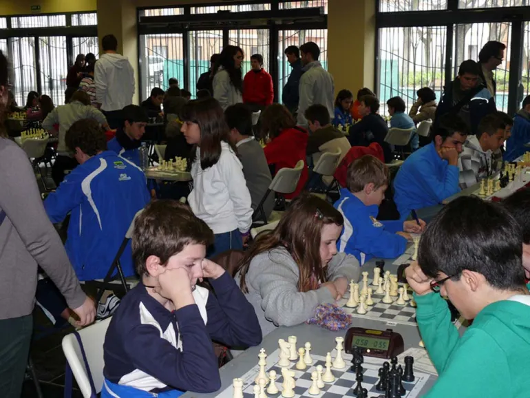 Imagen campeonato provincial ajedrez, 2012.