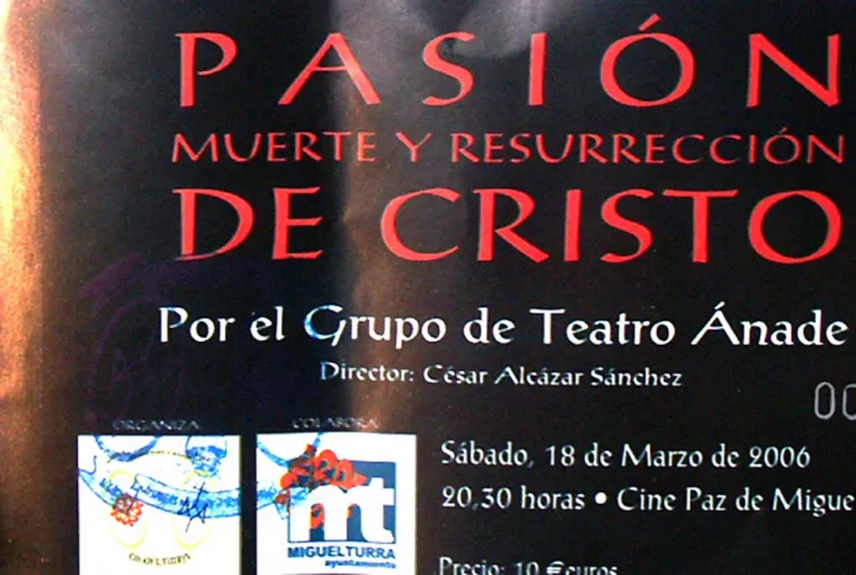 Teatro en el cine Paz el sábado 18 marzo 2006