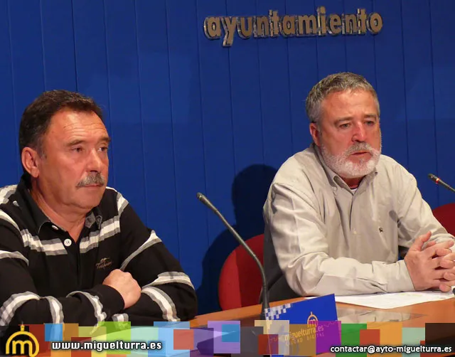 imagen Román Rivero y Jesús Sánchez, abril 2009