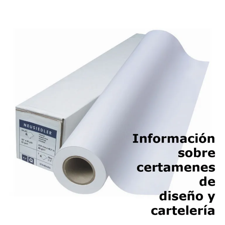 Información Certamenes Cartelería y Diseño