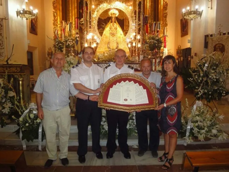 Imagen entrega de partituras, septiembre 2012