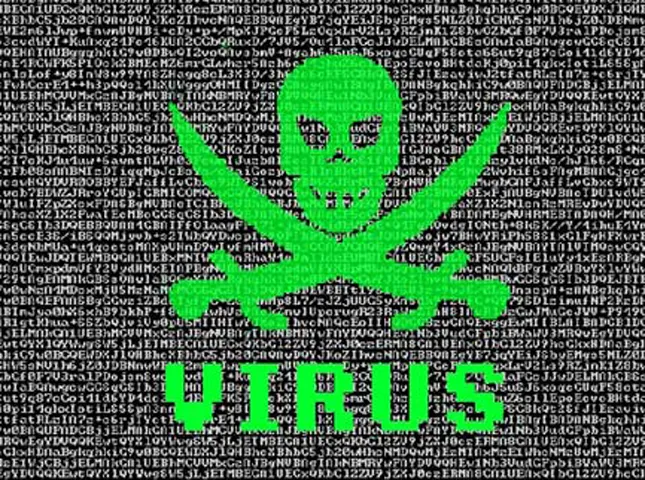 imagen alusiva a virus informáticos