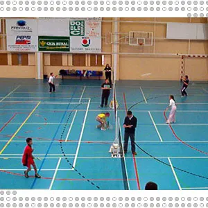 imagen torneo badminton, 17 abril 2005