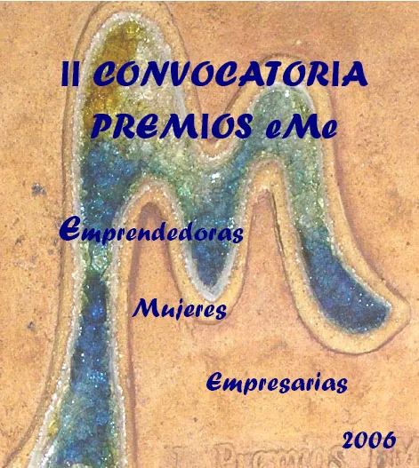 anagrama díptico Premios Eme de Mujer 2006