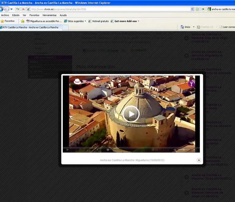 Imagen video Ancha es Castilla la Mancha, 2012