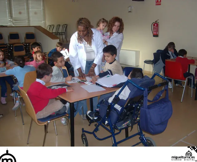 Comienzo aula integración, octubre 2006