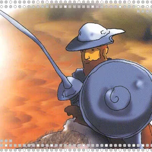 extracto marcapáginas libro quijotesco infantil
