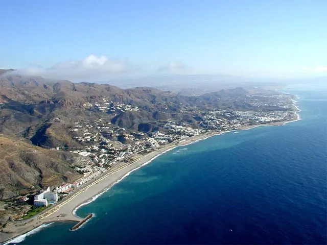 Vista de las playas de Mojácar, Almería