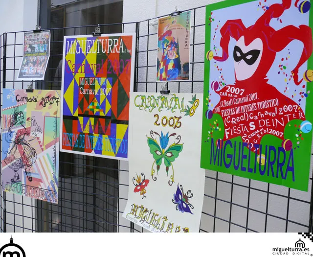 exposición carteles anunciadores Carnaval 2007