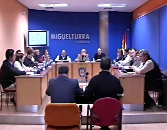 Imagen del Pleno, cedida por Miguelturra.Tv