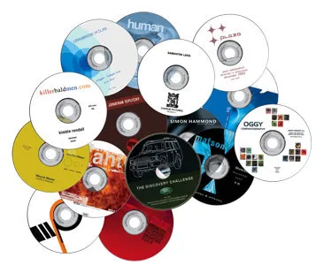 imagen de cds y dvds