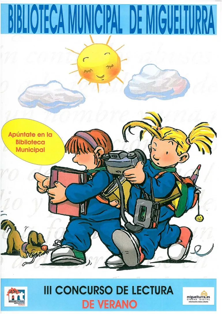 imagen cartel lectura en verano, junio 2014
