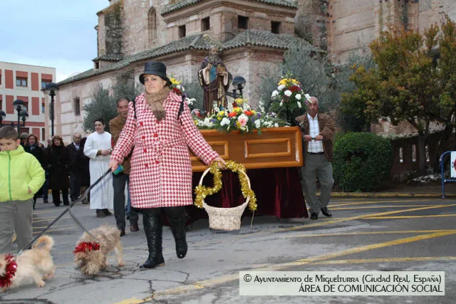 imagen de la Procesión de San Antón, enero 2014