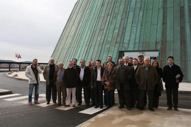imagen visita al Aeropuerto Ciudad Real, dic 2007