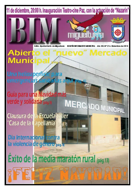 imagen portada del Bim 216 de diciembre 2010