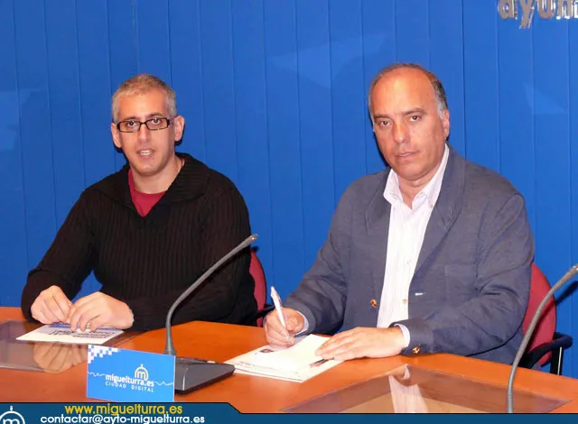 imagen de Agapito Arévalo y Nacho Vera, abril 2008