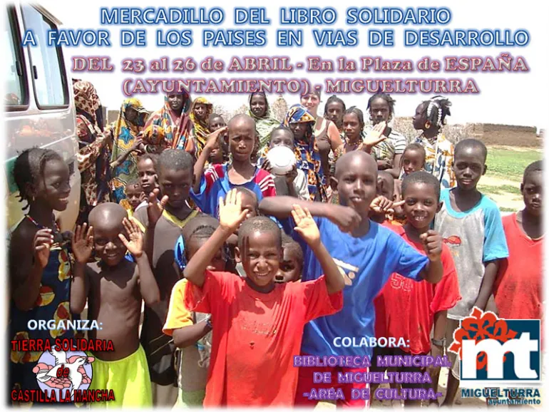 imagen cartel mercadillo solidario, abril 2015