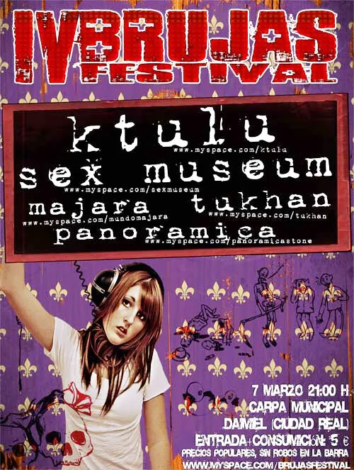 imagen cartel del concierto Brujas Festival 2009