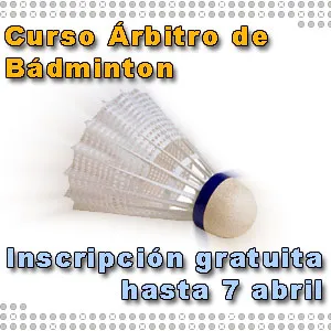 curso entrenador bádminton, abril 2005