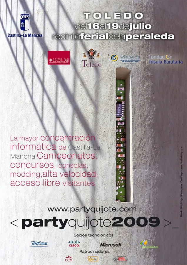 imagen cartel Party Quijote 2009