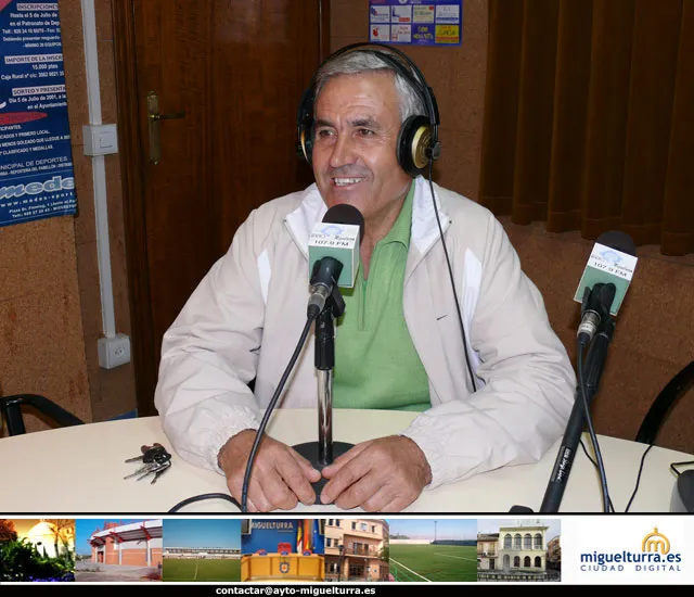 Serafín Delgado en Radio Miguelturra, enero 2008