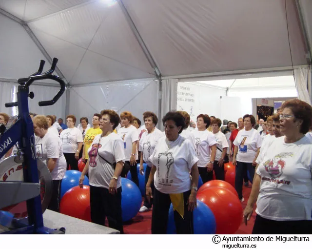 Los mayores de Miguelturra practican mucho deporte
