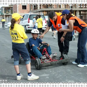 educación vial con karts