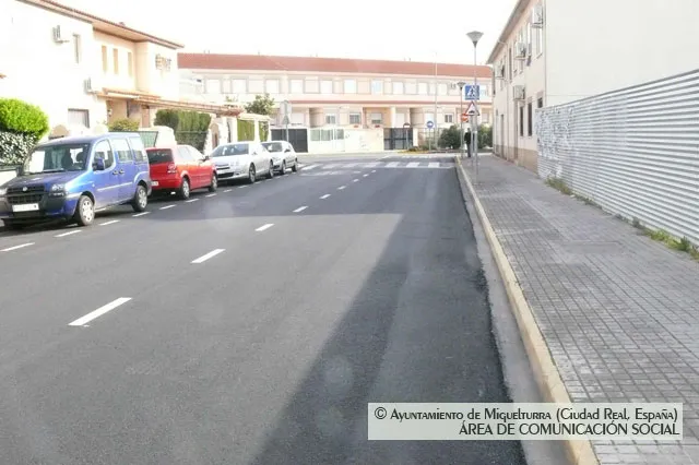 imagen de la calle Vendimia de Miguelturra, marzo