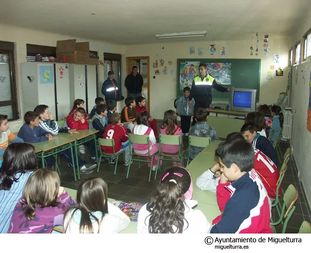 imagen de archivo sobre campañas de educación vial en Miguelturra