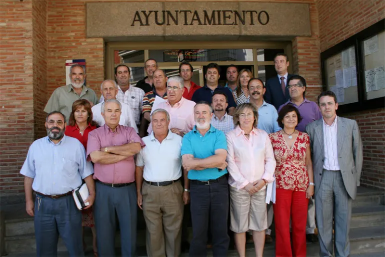 imagen representantes Mancomunidad, 24-7-2007