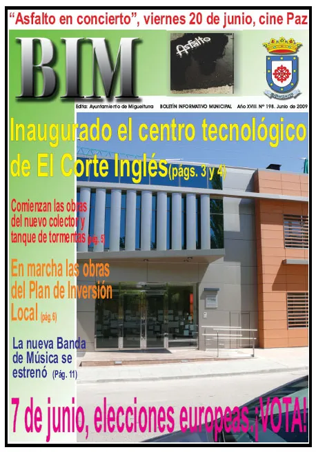 imagen portada Bim del mes de junio de 2009