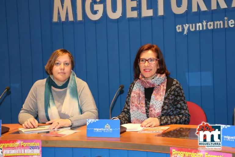 imagen Luz María Sánchez y Victoria Sobrino, 2015