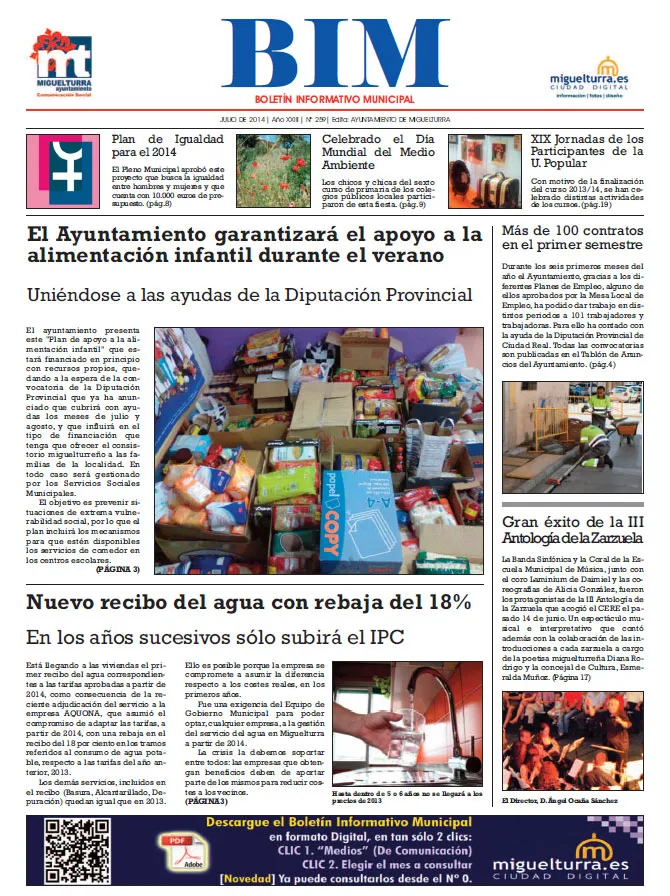 imagen portada del BIM de julio de 2014