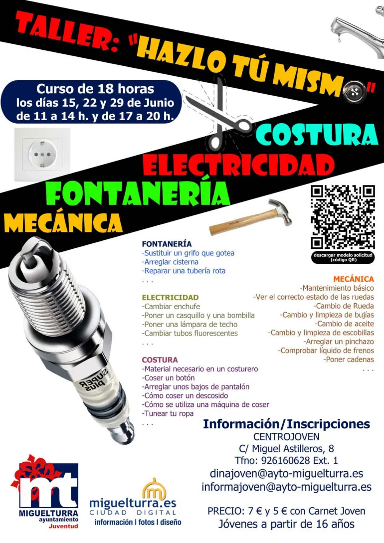 imagen cartel curso Hazlo tú mismo, mayo 2013