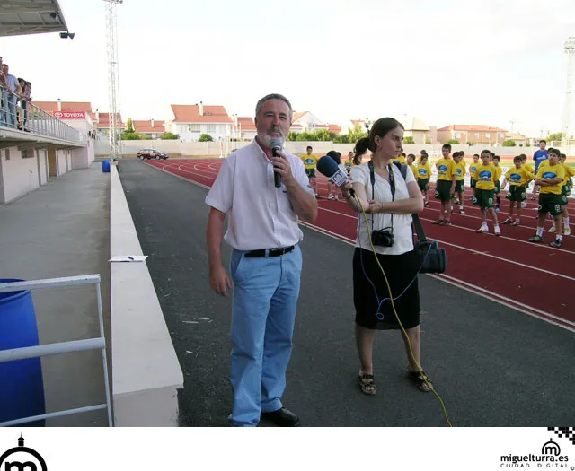 Román Rivero inauguró el Campus de Fútbol 2006