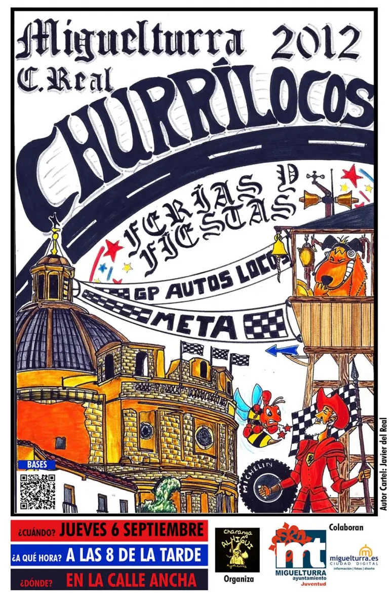 imagen del Cartel Churrilocos 2012 Miguelturra