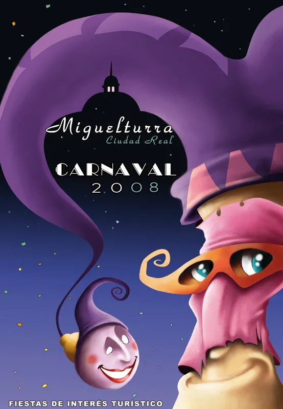 imagen Cartel Carnavales 2008, de Víctor Pérez