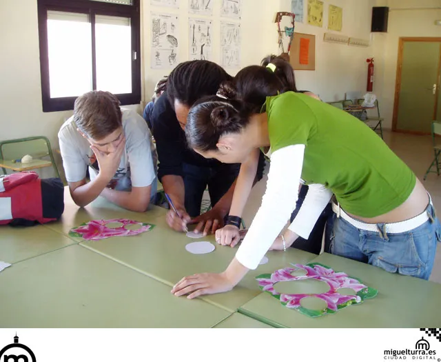 imagen de talleres durante el curso 2006-2007