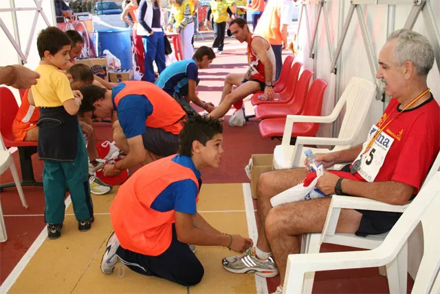 Recuperándose tras la maratón CLM 2006