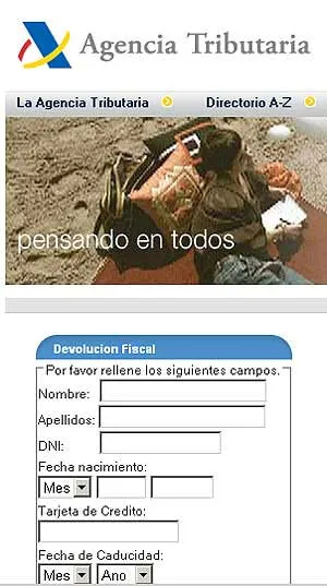 fraude en los emails de la Agencia Tributaria